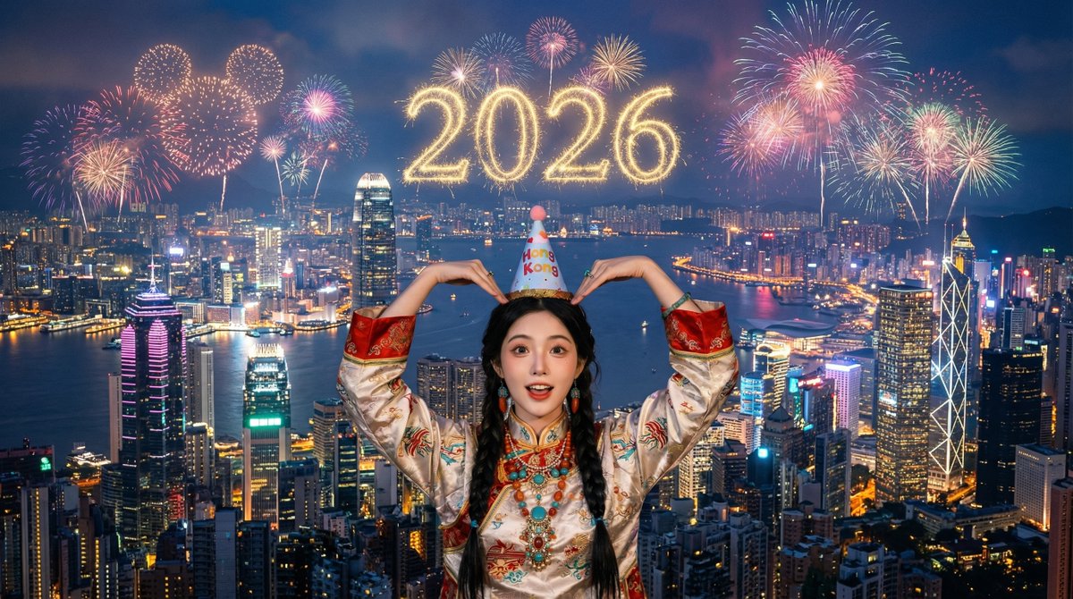维港之巅：2026烟花心语