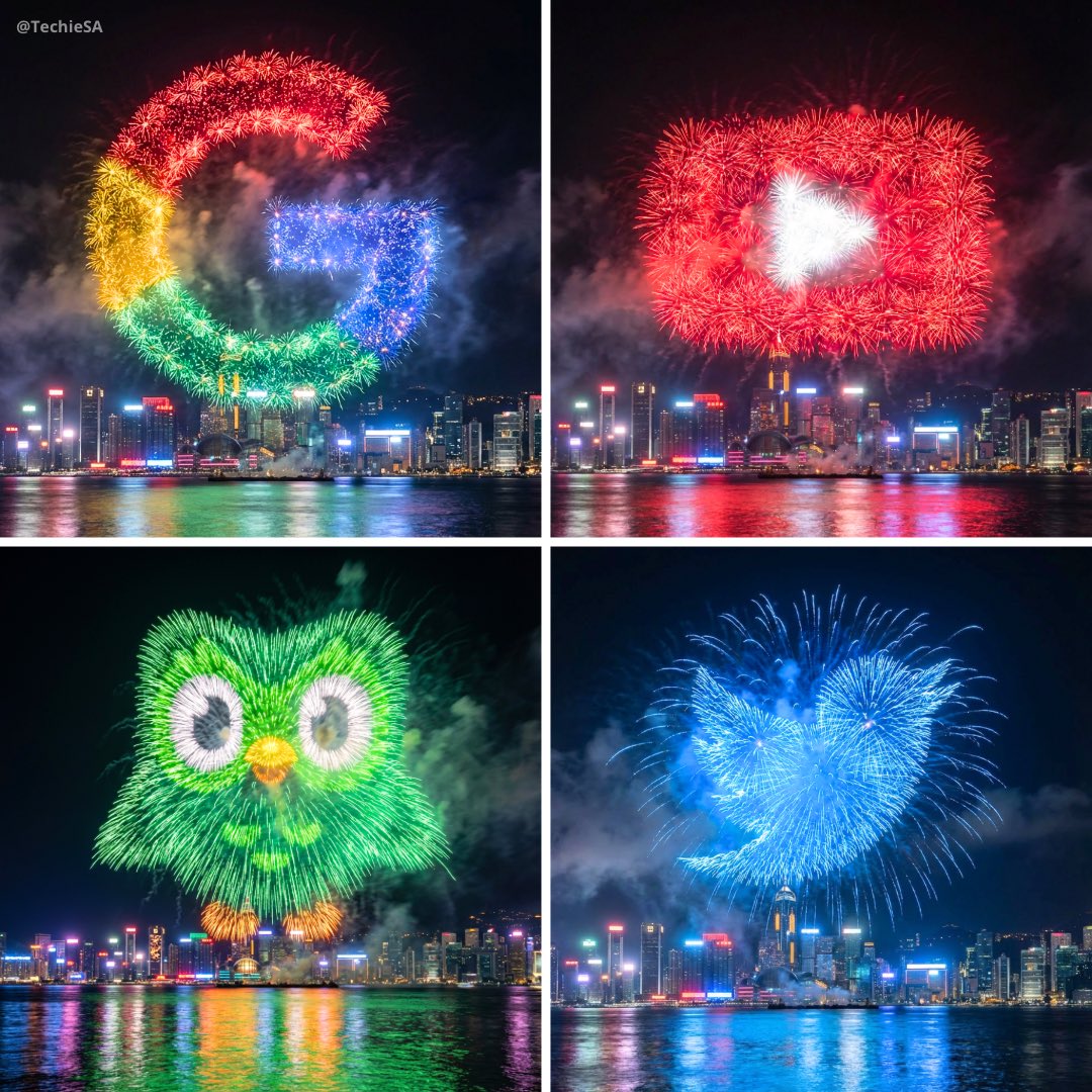 水岸焰舞：城市夜空中的标志绽放