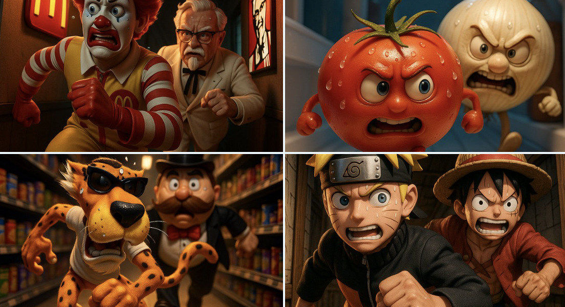 狭道疾驰：光影追逐的紧张瞬间