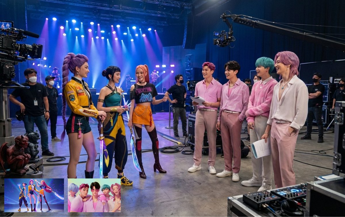 片场秘影：K-POP恶魔猎手真人电影幕后花絮