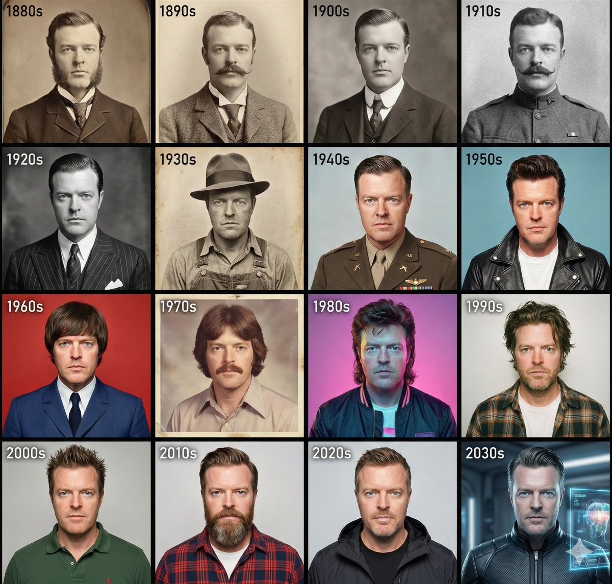 时光网格：1880年代起的时尚变迁之旅