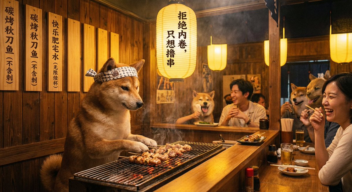 柴犬店长的居酒屋：撸串治愈夜