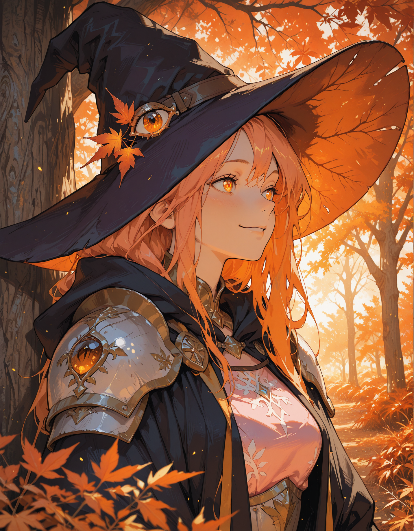 秋林魔女：粉甲少女与金叶魔法