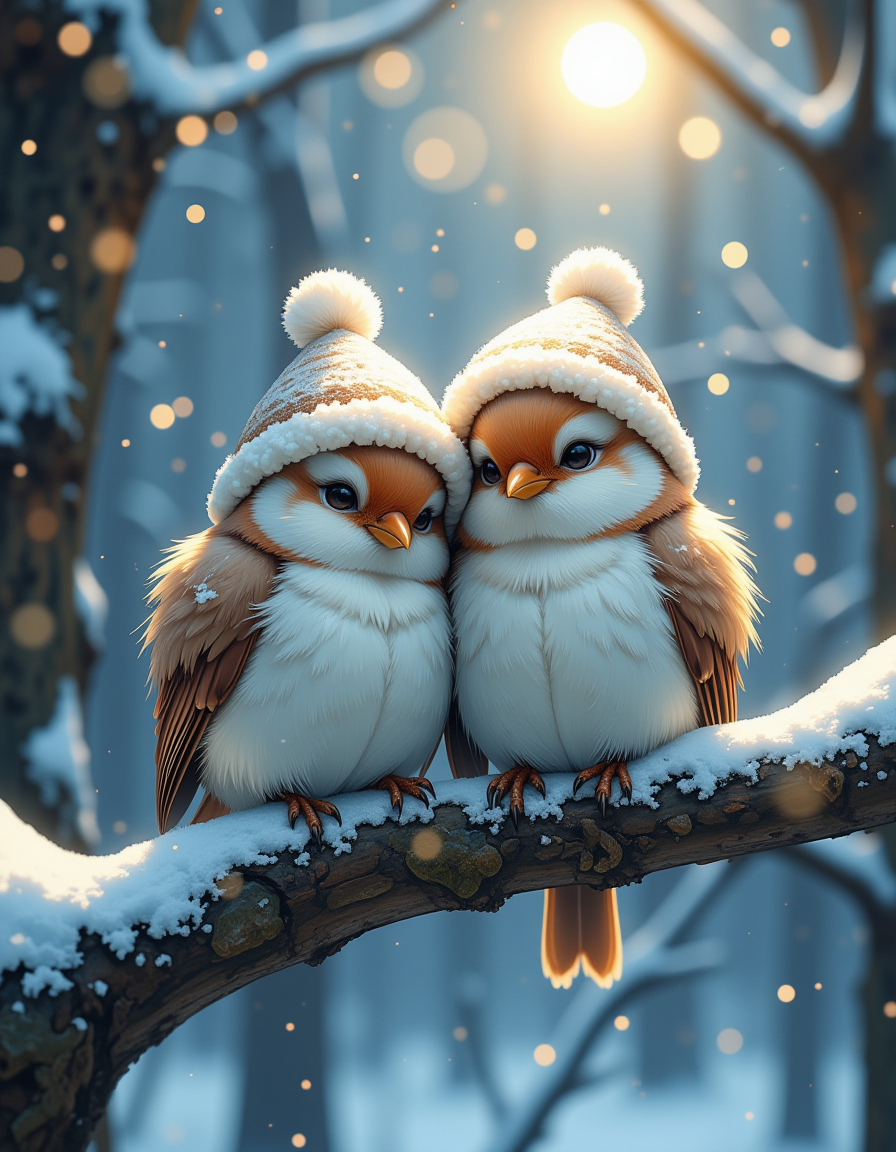 月光冬林：羽衣精灵的梦幻奇境