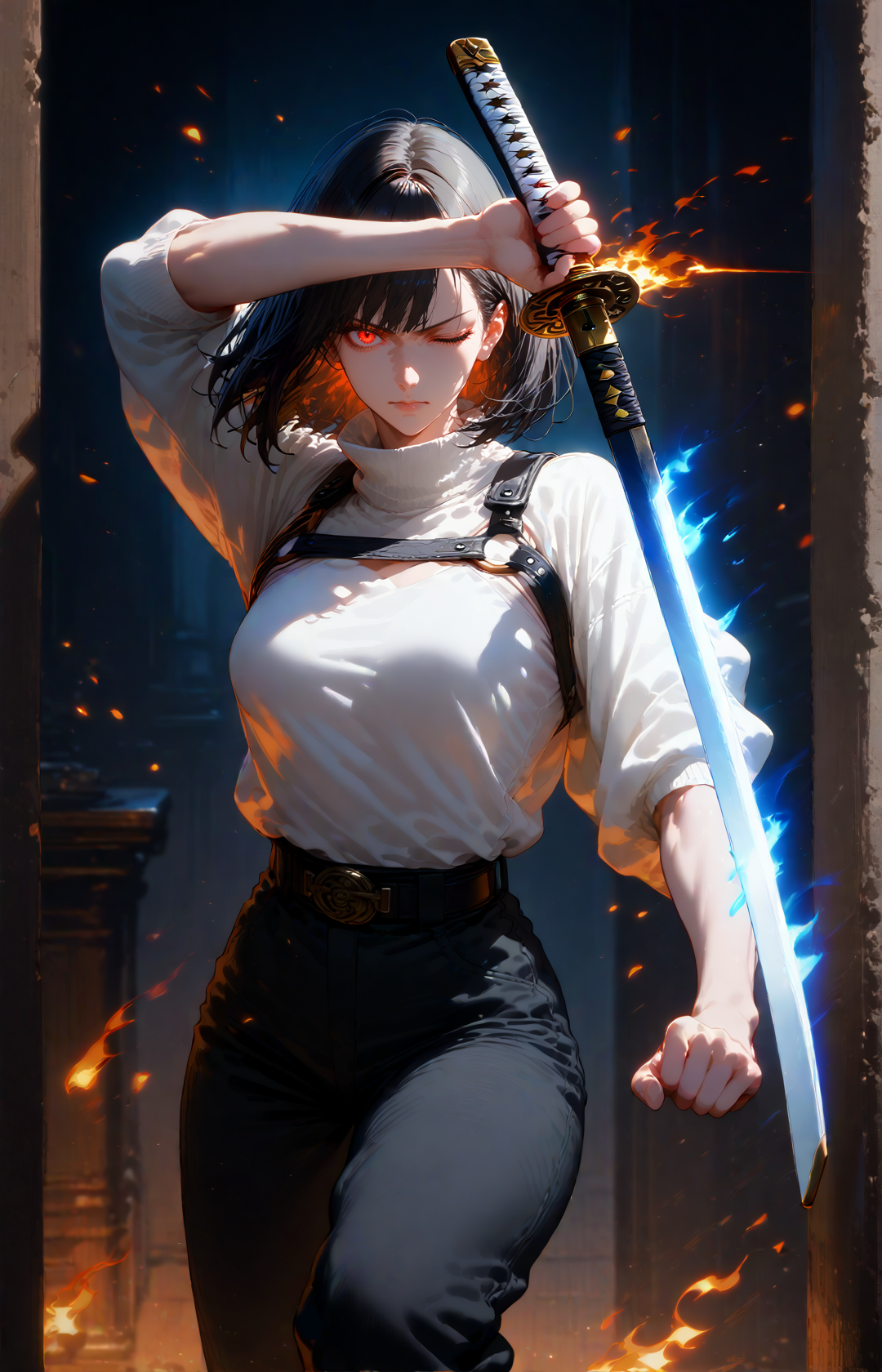 暗夜红瞳：执刀女武士的怒火